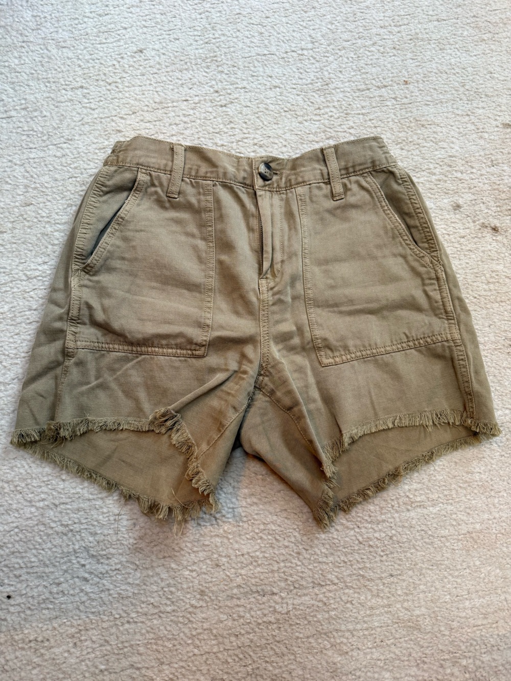 Women’s aerie Frayed Hem High-Rise Shorts
